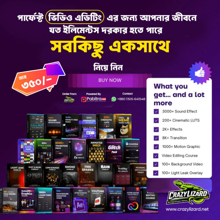 Video Editing Elements Mega Bundle